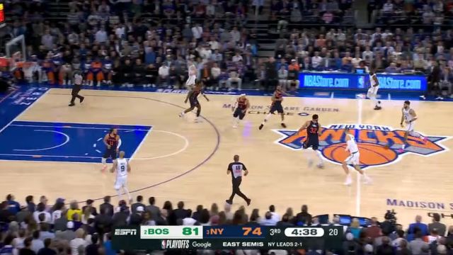 【2025年05月13日】NBA季后赛东部半决赛：凯尔特人vs尼克斯G4第3节中文解说录像回放