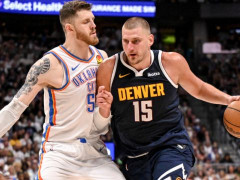NBA季后赛掘金vs雷霆半场战报 约基奇爆发！掘金天王山半场领先雷霆两分！