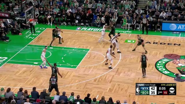 【2025年05月15日】NBA季后赛东部半决赛：尼克斯vs凯尔特人G5第2节中文解说录像回放