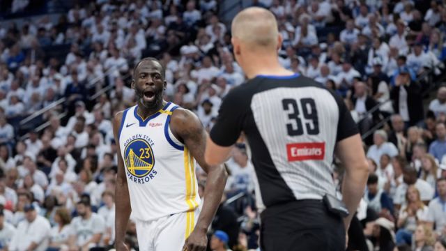 【2025年05月15日 勇士vs森林狼集锦】NBA官宣罚单：追梦不当行为质疑裁判公正性，罚款5万美元