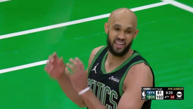 【2025年05月15日】NBA季后赛东部半决赛：尼克斯vs凯尔特人G5第4节英文原声录像回放