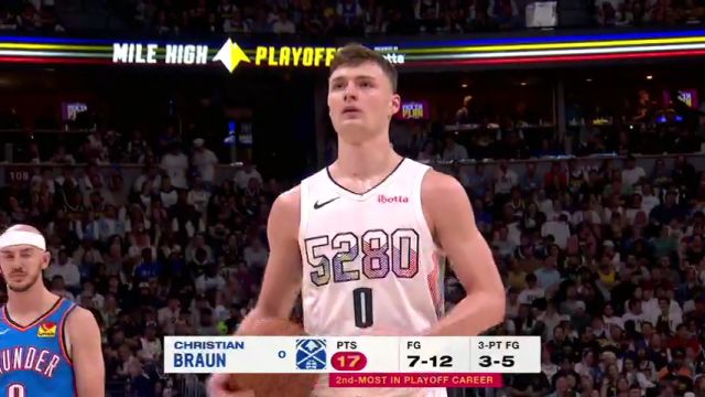 【2025年05月16日】NBA西部半决赛G6：掘金vs雷霆G6第3节中文解说录像回放