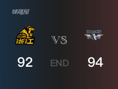 北京vs广厦比分:杰曼21分胡金秋27分 广厦92-94败给北京