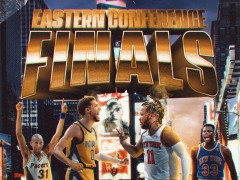 2025NBA东部决赛对阵图 步行者与尼克斯会师东决!