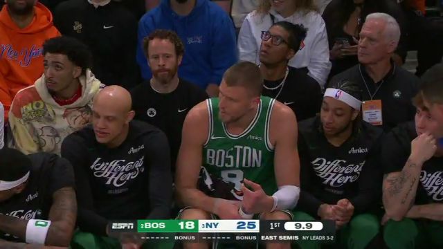 【2025年05月17日】NBA东部半决赛G6：凯尔特人vs尼克斯G6第1节英文原声录像回放