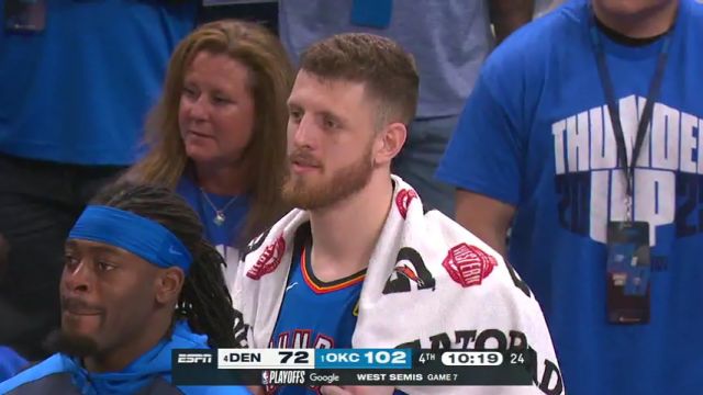 【2025年05月19日】NBA西部半决赛G7：掘金vs雷霆G7第4节英文原声录像回放