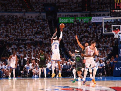  NBA录像全场回放西决：森林狼vs雷霆G1（5.21）爱德华兹带伤作战 