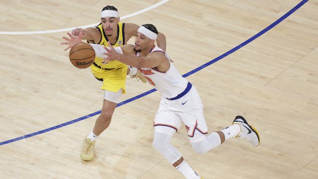 【2025年05月22日 步行者vs尼克斯集锦】步行者138-135尼克斯 哈利伯顿逆天绝平率队先下一城