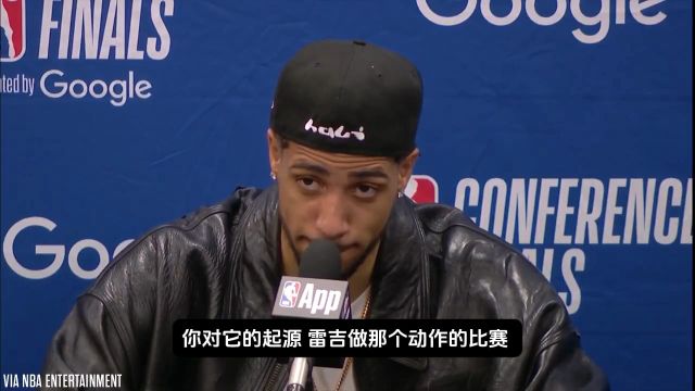 【2025年05月22日 步行者vs尼克斯集锦】哈利伯顿：雷吉米勒的锁喉没能成功夺冠 而我们要去创造历史