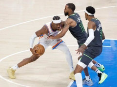 NBA高清直播在线直播：西决森林狼vs雷霆G2（5月23日）亚历山大获MVP加持