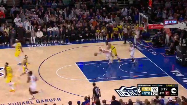【2025年05月22日】NBA东部决赛G1：步行者vs尼克斯第4节英文原声录像回放