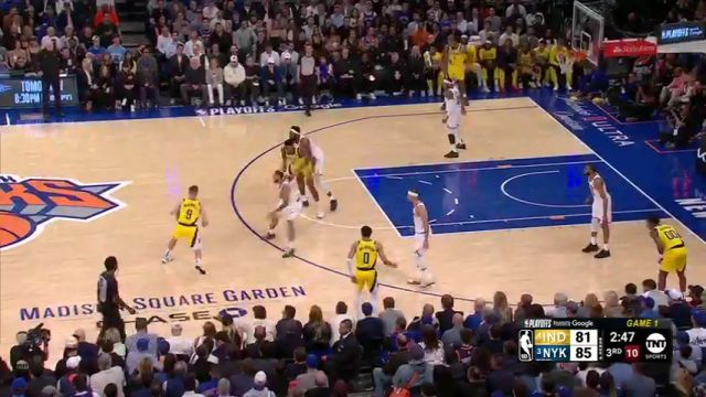 【2025年05月22日】NBA东部决赛G1：步行者vs尼克斯第3节英文原声录像回放