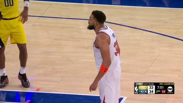 【2025年05月24日】NBA东部决赛G2：步行者vs尼克斯第2节中文解说录像回放