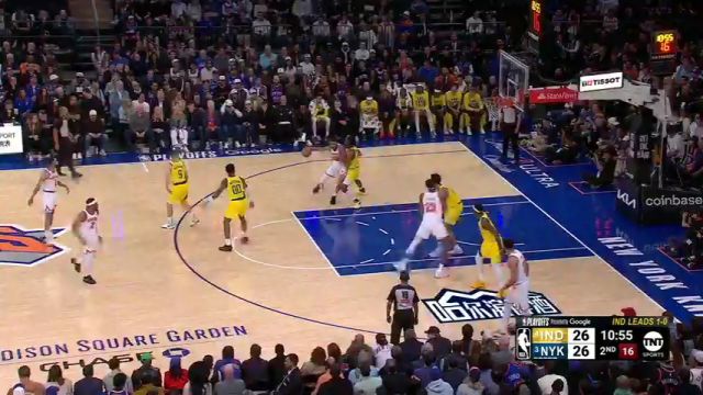 【2025年05月24日】NBA东部决赛G2：步行者vs尼克斯第2节英文原声录像回放