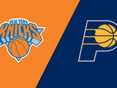  NBA季后赛尼克斯vs步行者半场战报 哈里伯顿火力全开率步行者半场领先尼克斯5分 