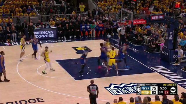 【2025年05月28日】NBA季后赛东部决赛G4：尼克斯vs步行者第3节英文原声录像回放