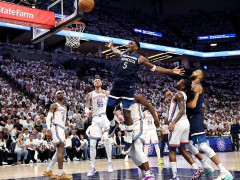  NBA季后赛森林狼vs雷霆G5 首节比赛森林狼命中率低至15%，第一节仅得九分 
