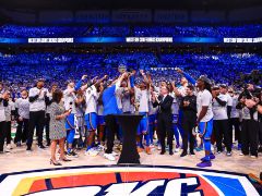  2025nba季后赛西决冠军球队：雷霆队掀起青春之火 
