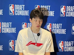 杨瀚森：感谢青岛队多年来的悉心培养，从加入青岛队到NBA选秀都离不开俱乐部的支持