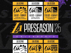 2025NBA湖人季前赛赛程时间一览表 弗拉格有望对决布朗尼