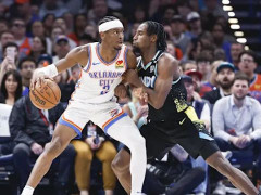 亚历山大NBA总决赛两场比赛累计轰下72分，打破艾弗森保持的71分纪录历史第一人
