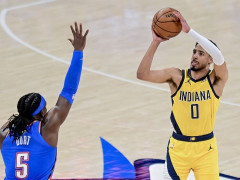 NBA回放全场录像高清：总决赛步行者VS雷霆G2（6月9日）哈利伯顿遭死亡防守