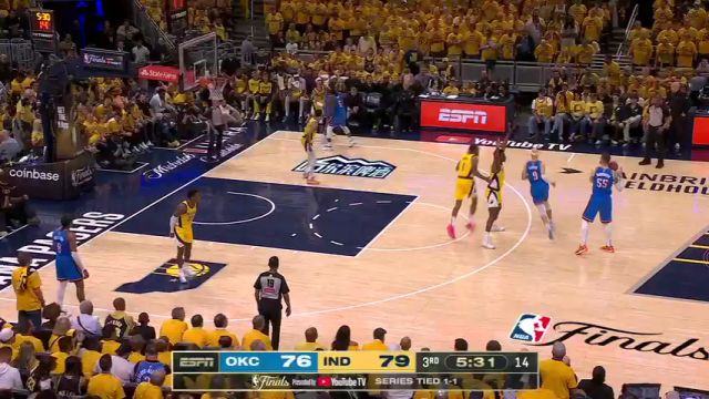【2025年06月12日】NBA总决赛G3：雷霆vs步行者第3节中文解说录像回放