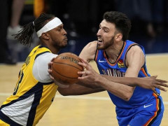 nba总决赛录像回放完整版-雷霆VS步行者G3（6.12）亚历山大遭严防死守