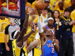  NBA回放全场录像高清：总决赛雷霆VS步行者G4（6月14日）亚历山大爆砍35分 