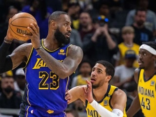 步行者队的泰瑞斯·哈利伯顿以幽默的方式调侃勒布朗·詹姆斯