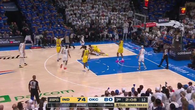 【2025年06月17日】NBA总决赛G5：步行者vs雷霆第3节英文原声录像回放