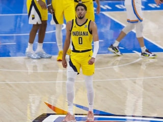 步行者队的泰瑞斯·哈利伯顿在NBA总决赛训练后打破沉默,更新伤情