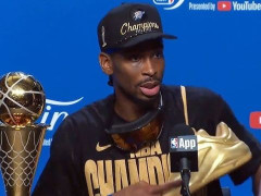 NBA总决赛雷霆总冠军赛后采访 亚历山大：我当然是最好的球员之一
