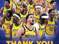 NBA总决赛赛后步行者发文：谢谢你们一直相信我们，谢谢你们！