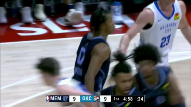 【2025年07月06日】NBA夏季联赛：灰熊vs雷霆第1节中文解说录像回放