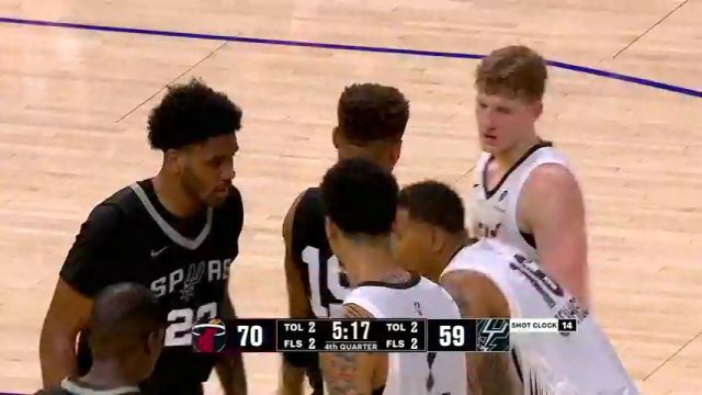 【2025年07月06日】NBA夏季联赛：马刺vs热火第4节英文原声录像回放