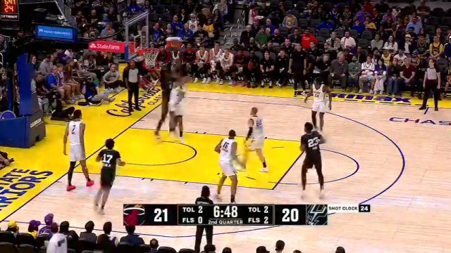 【2025年07月06日】NBA夏季联赛：马刺vs热火第2节英文原声录像回放