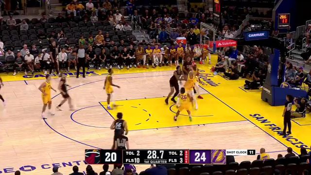 【2025年07月07日】NBA夏季联赛：湖人vs热火第1节英文原声录像回放