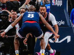 NBA三方交易！快船送鲍威尔去热火 获科林斯升级4号位 乐福李凯尔去爵士