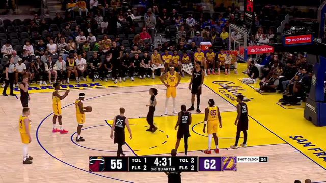 【2025年07月07日】NBA夏季联赛：湖人vs热火第3节英文原声录像回放