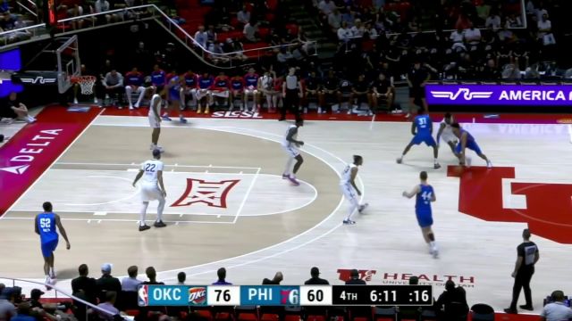 【2025年07月08日 雷霆vs76人集锦】扬布拉德偷鸡不成蚀把米！爱德华兹击地助飞明茨单臂滑翔暴扣2+1
