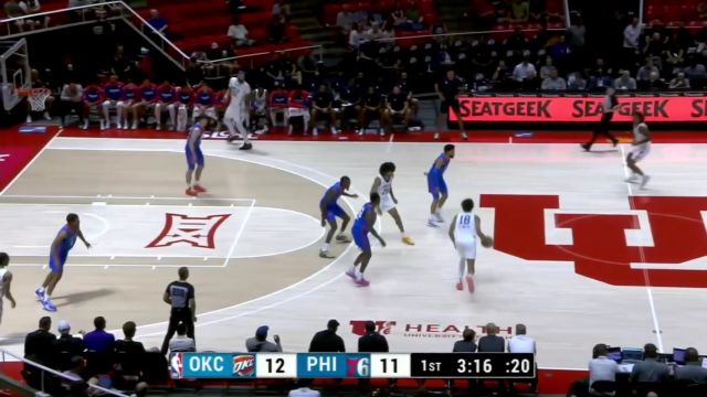 【2025年07月08日 雷霆vs76人集锦】外线架炮蓄势待发！席菲诺弧顶三分一发入魂