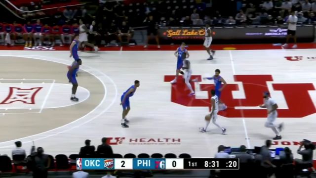 【2025年07月08日 雷霆vs76人集锦】晃得你找不着北！明茨梦幻脚步晃飞防守三分飙进