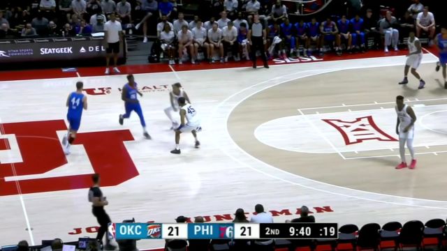 【2025年07月08日 雷霆vs76人集锦】一个眼神就能懂！托皮奇小手一抛助攻篮下沃德空接上进