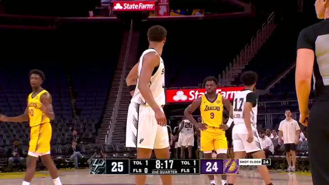 【2025年07月09日】NBA夏季联赛：湖人vs马刺第2节中文解说录像回放