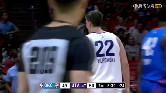 【2025年07月09日】2025/26赛季NBA夏季联赛：雷霆 VS 爵士 全场录像回放