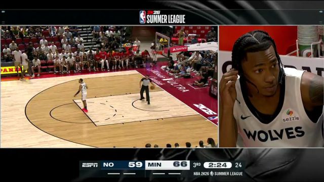 【2025年07月11日】NBA夏季联赛：鹈鹕vs森林狼英文原声全场录像回放