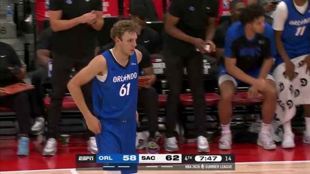 【2025年07月11日】NBA夏季联赛:魔术vs国王第4节英文原声录像回放