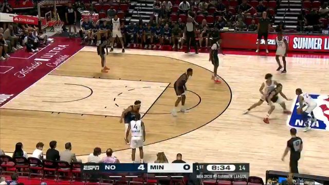 【2025年07月11日】NBA夏季联赛：鹈鹕vs森林狼第1节英文原声录像回放