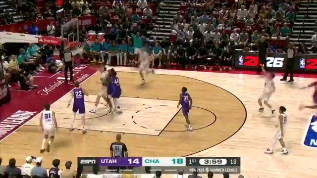 【2025年07月12日】NBA夏季聯(lián)賽:爵士vs黃蜂第1節(jié)中文解說(shuō)錄像回放